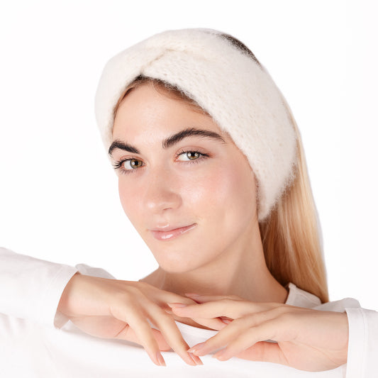 Bandeau Alpaga Misti Blanc