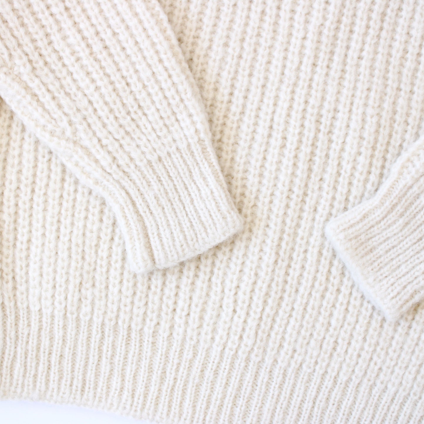 Pull Alpaga Blanc Doux 2