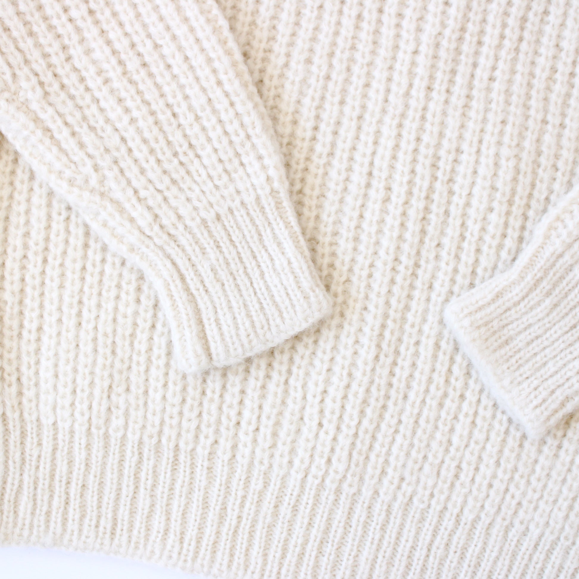 Pull Alpaga Blanc Doux 2
