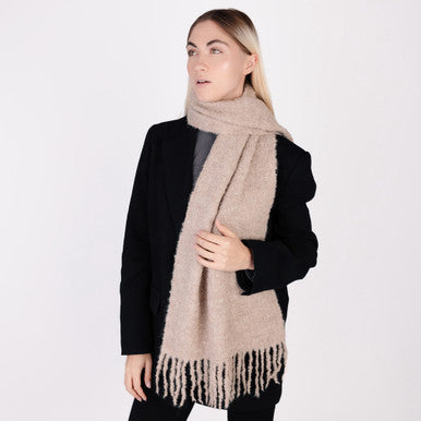 Echarpe Oversize Alpaga Cusco - Beige