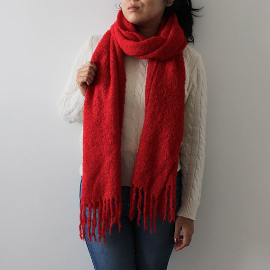 Echarpe Alpaga rouge Douce