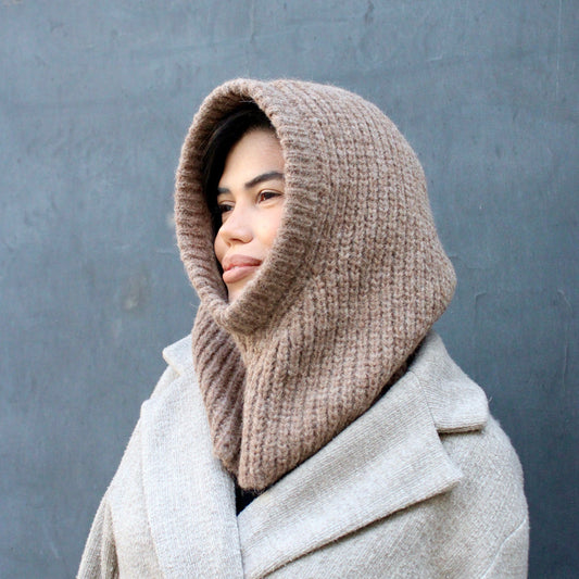 Cagoule Alpaga Lima - Taupe