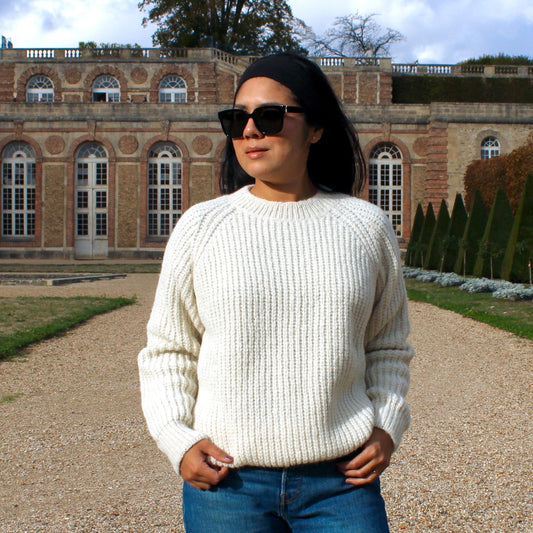 Pull Alpaga Lima - Blanc