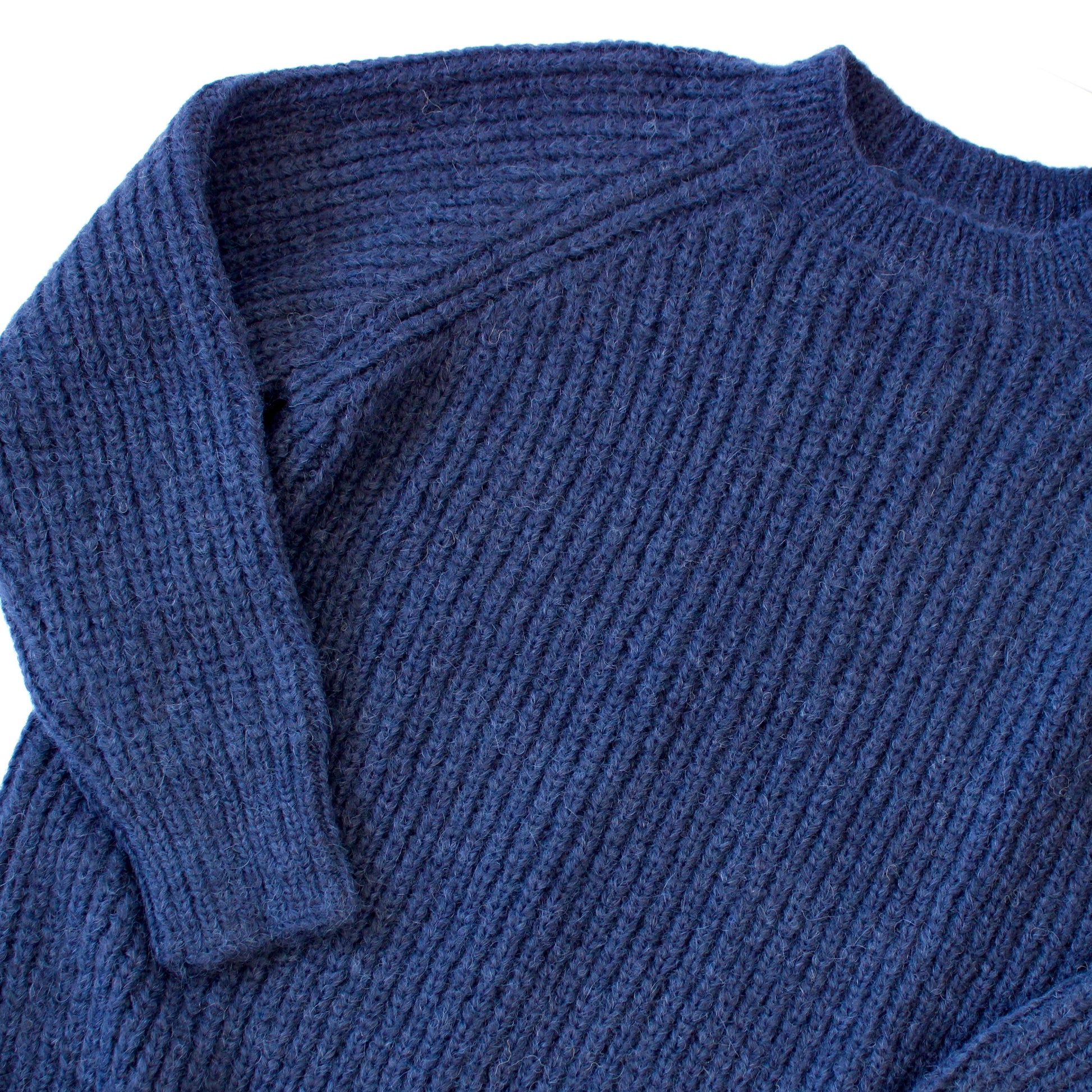 Pull Alpaga Bleu Chaud