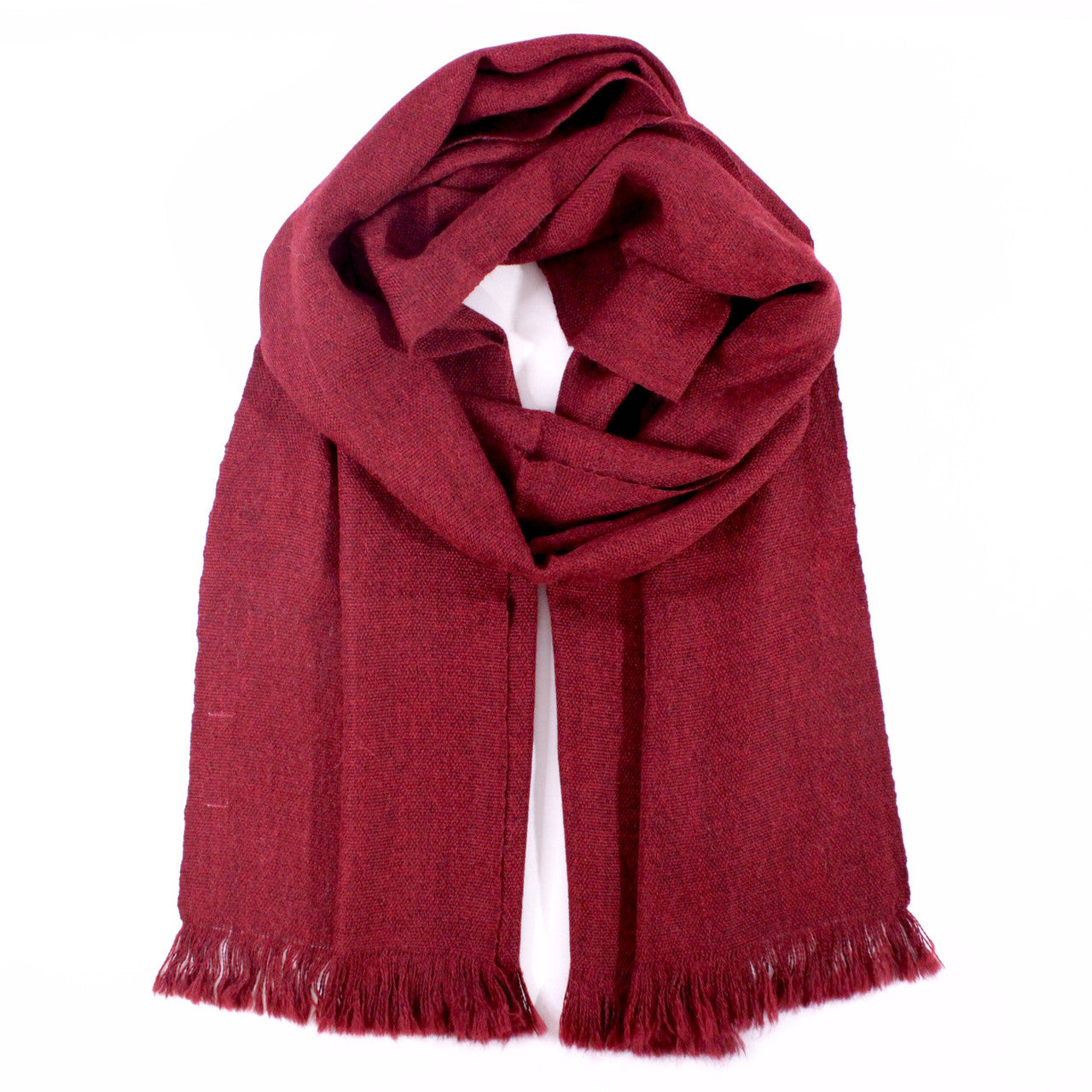 Echarpe alpaga Bordeaux - Echarpe Andes